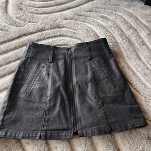 LF pleather skirt